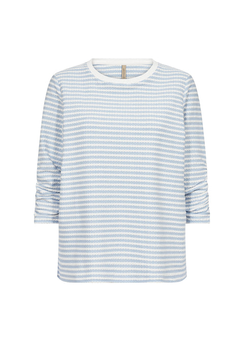 Pisa Textured Stripe Relaxed Top