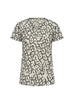 Aretha Animal Print Burnout Top