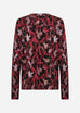 Marica Abstract Camo Print Top