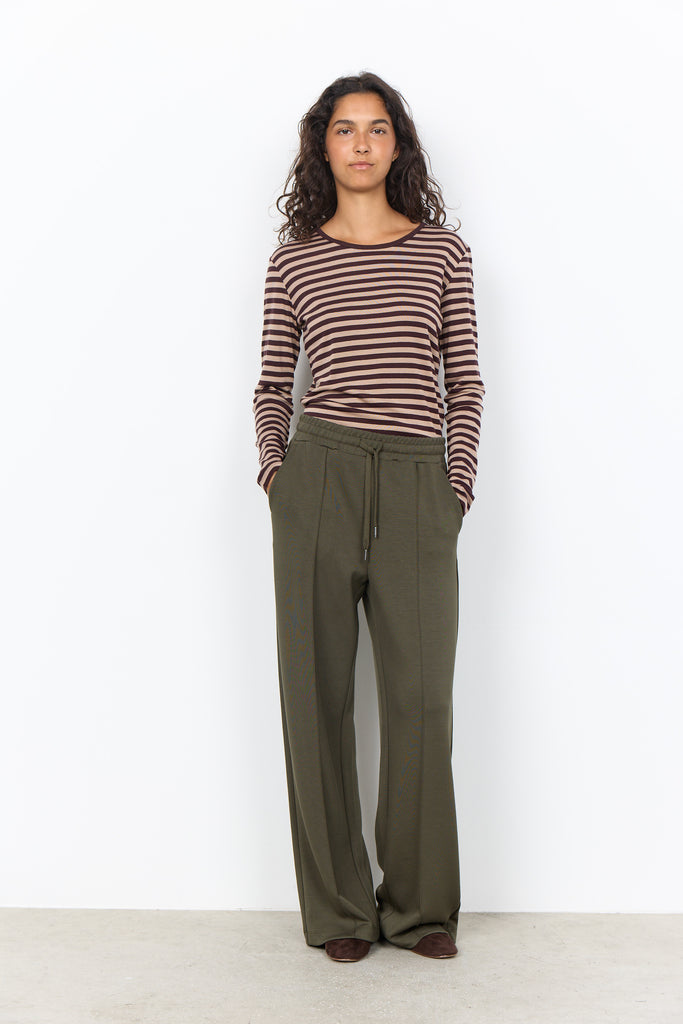 Banu Soft Silky Seam Front Trousers