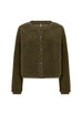 Onyx Buttoned Borg Jacket