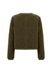Onyx Buttoned Borg Jacket