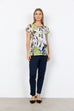 Aretha Abstract Print Top