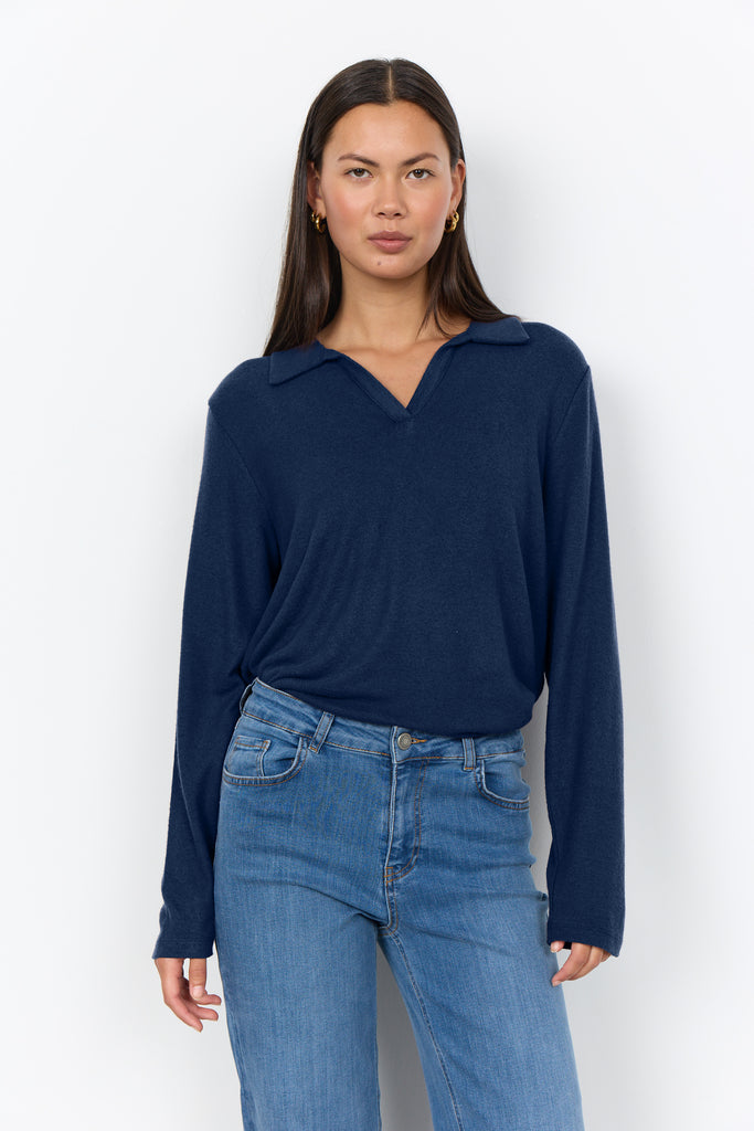 Biara Notch Neck Top