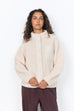 Onyx Buttoned Borg Jacket