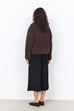 Onyx Buttoned Borg Jacket