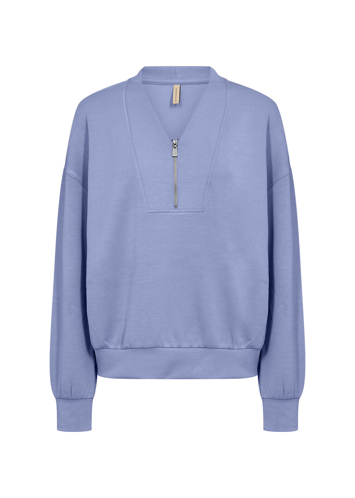 Banu Zip Front Sweat Top