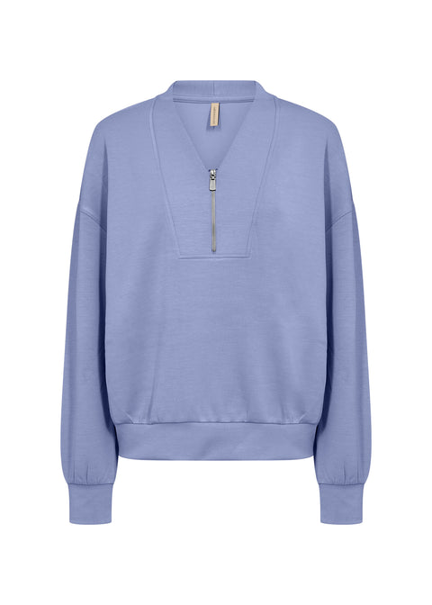 Banu Zip Front Sweat Top