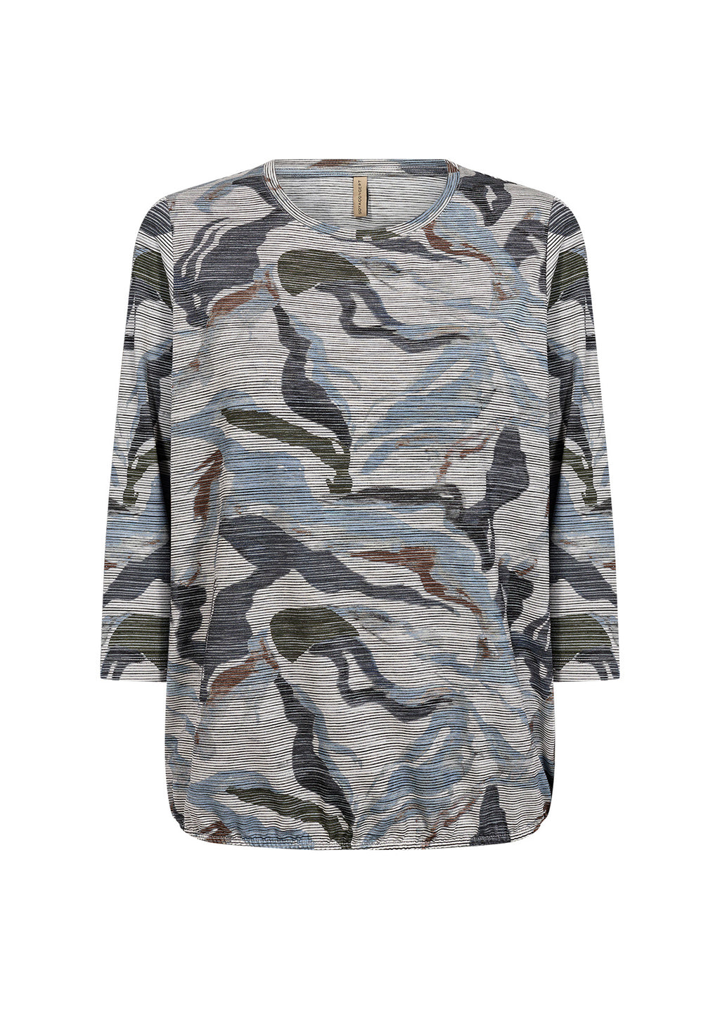 Galina Abstract Print Top