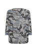 Galina Abstract Print Top
