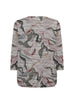 Galina Abstract Print Top