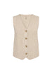 Ilia Ribbed Knitted Waistcoat