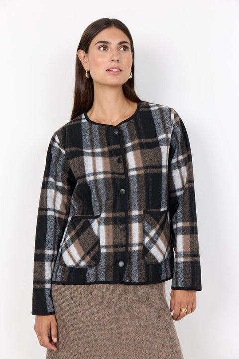 Vocal Check Print Jacket