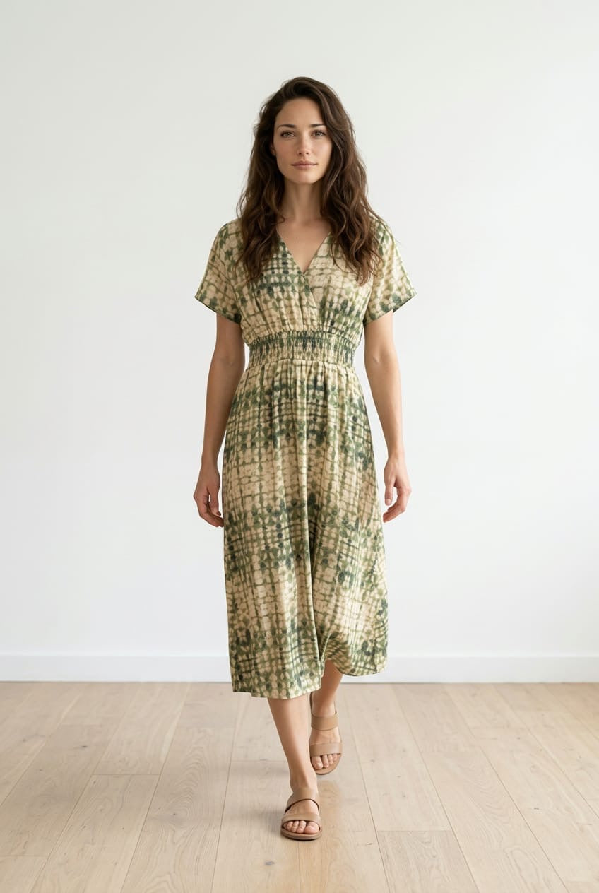 Demi Tie-Dye Midi Dress