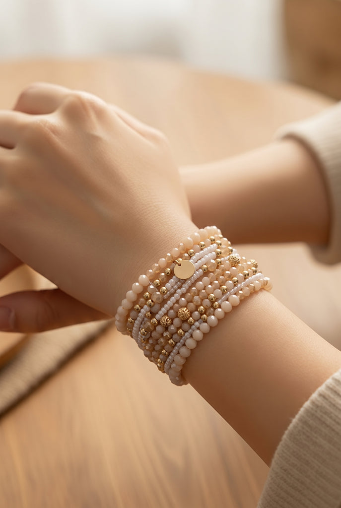 Angela Beaded Bracelet Set