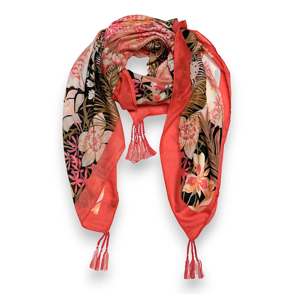 Gina Garden Print Scarf