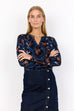 Marica Abstract Camo Print Top