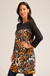 Sabine Animal Print Tunic Top