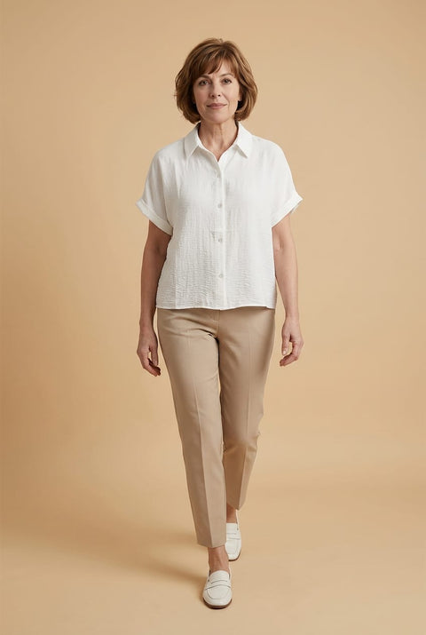 Ella Short Sleeve Boxy Shirt