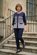 Gaynor Chevron Print Knit