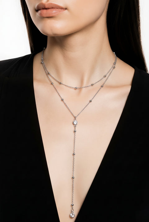 Zara Layered Lariat Necklace