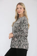 Maria Leopard Print Fleece Top
