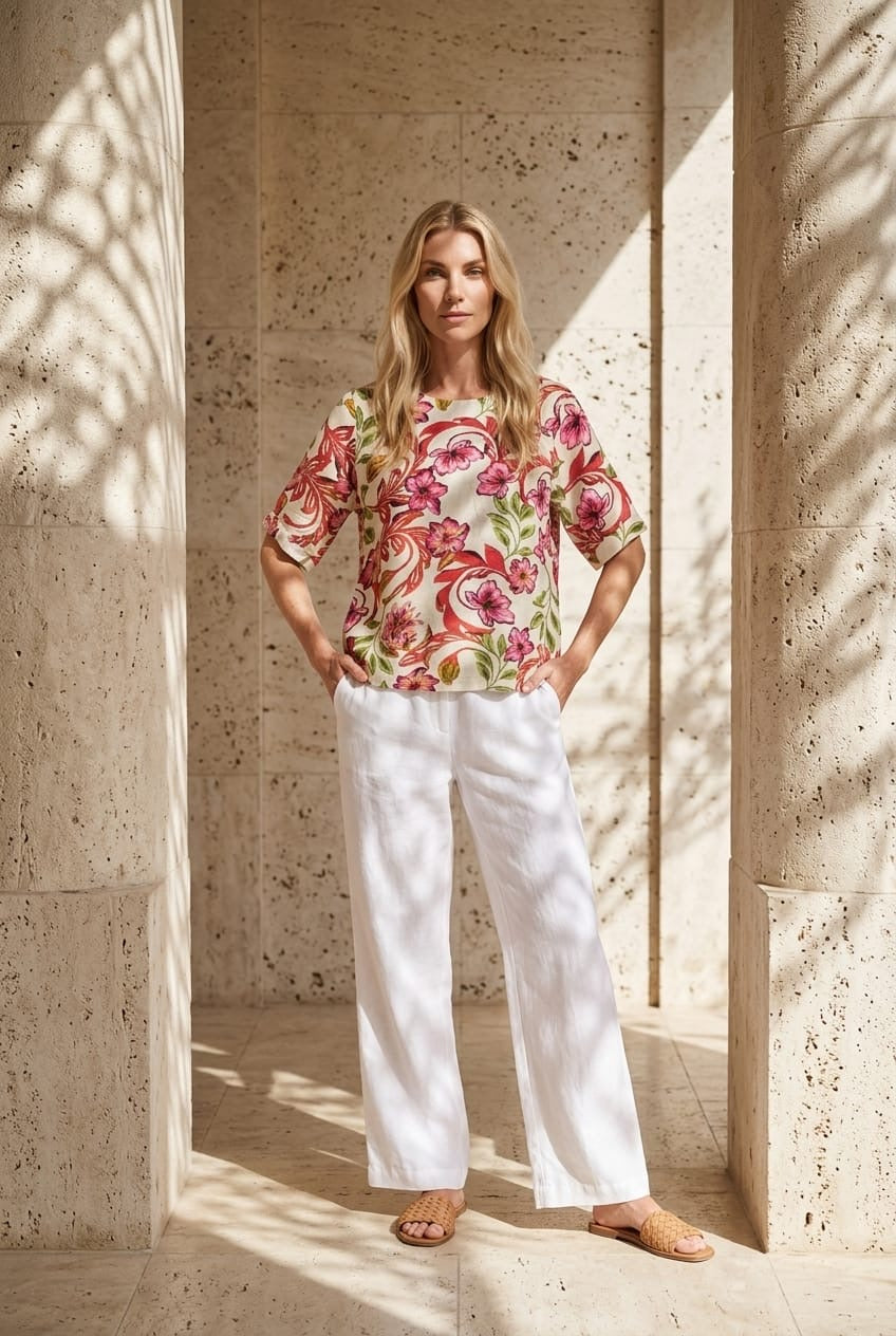 Elodie Floral Print Top