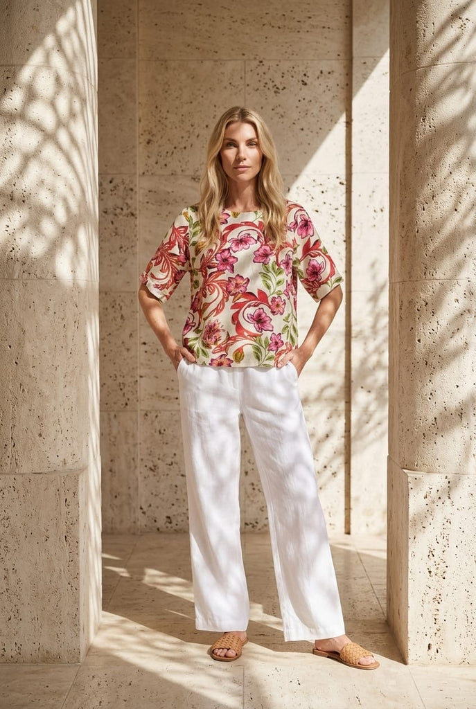 Elodie Floral Print Top