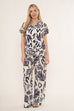 Wrenley Abstract Leaf Trousers