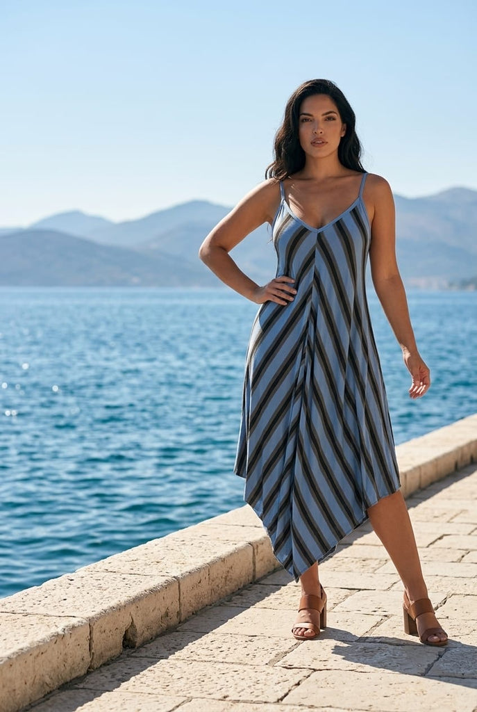 Palmira Asymmetric Hem Dress