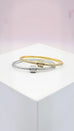 Kelly Curved Crystal Bangle