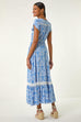 Bryony Paisley Print Maxi Dress