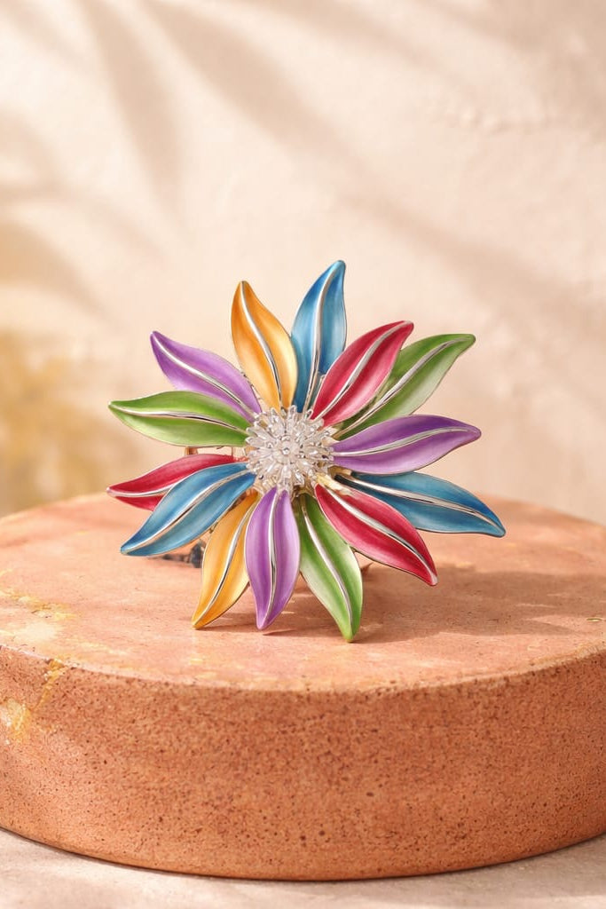 Tiana Floral Brooch