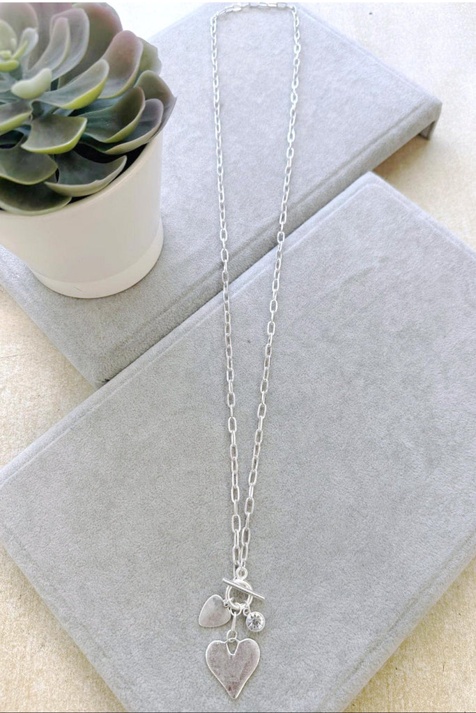 Avery Heart Charm Necklace