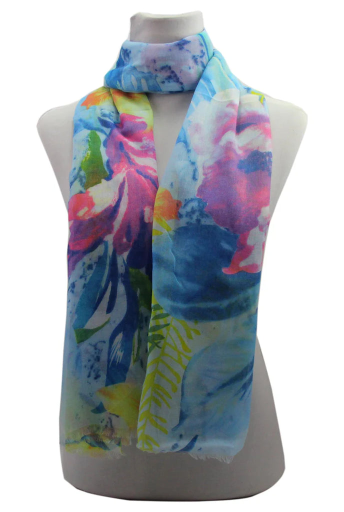 Heaven Floral Print Scarf
