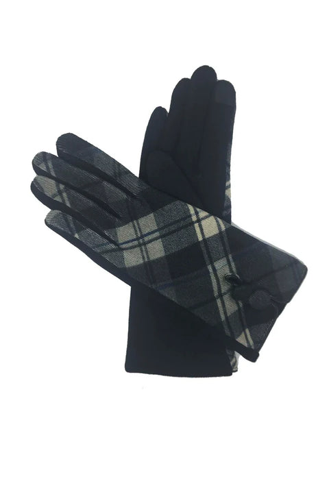 Connie Check Patterned Gloves