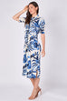 Shannon Tropical Print Shirt Dress