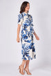 Shannon Tropical Print Shirt Dress