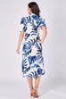 Shannon Tropical Print Shirt Dress
