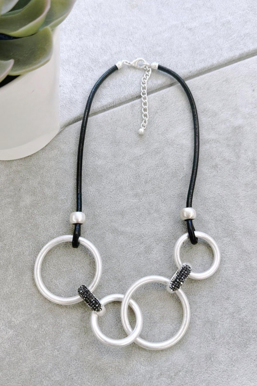 Mamie Multi Ring Necklace