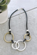 Mamie Multi Ring Necklace