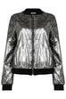 Meave Metallic Bomber Jacket