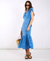 Lucia Ruched Detail Midi Dress
