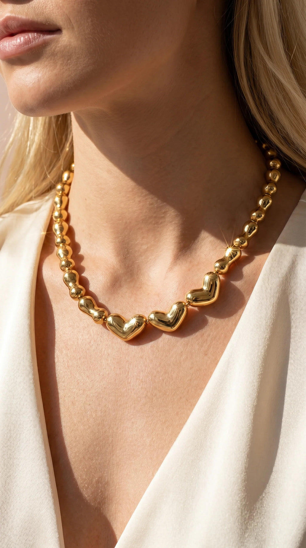 Darcie Bubble Heart Necklace