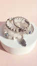 Courtney Hamsa Charm Beaded Bracelet Set