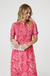 Avery Rose Print Dress
