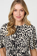 Sophia Animal Print Midi Dress