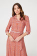 Winifred Geometric Shirt Dress