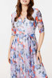 Zoey Floral Burst Crossover Dress