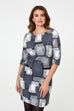 Charlotte Abstract Shift Dress
